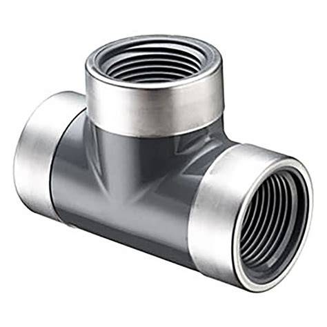 1" PVC TXTXT REINFORCED TEE SCD 80