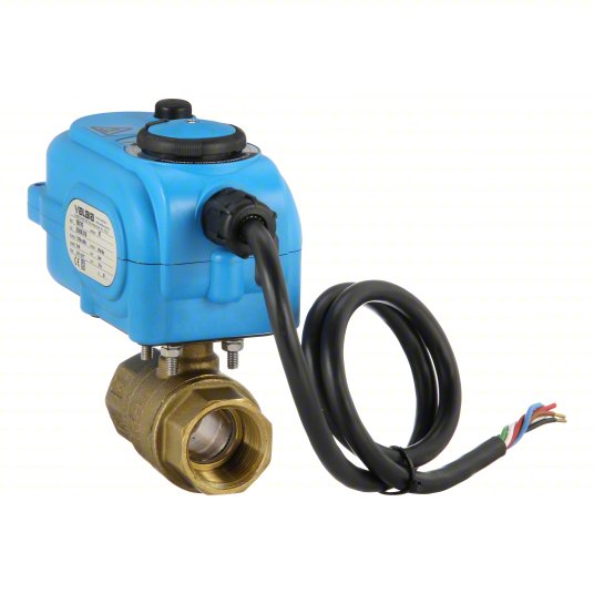 1" BONOMI LEAD FREE MOTORIZED BALL VALVE 115 VAC, VB010 ACTUATOR