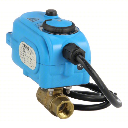 1/2" BONOMI LEAD FREE MOTORIZED BALL VALVE 115 VAC, VB010 ACTUATOR