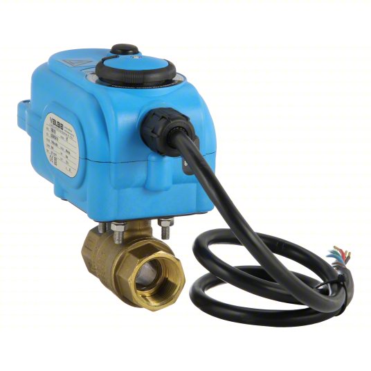 3/4" BONOMI LEAD FREE MOTORIZED BALL VALVE 115 VAC, VB010 ACTUATOR