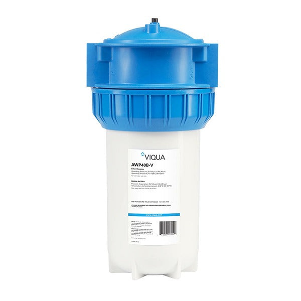 1" X 10" VIQUA BB 3-PC HOUSING (WHITE/BLUE)