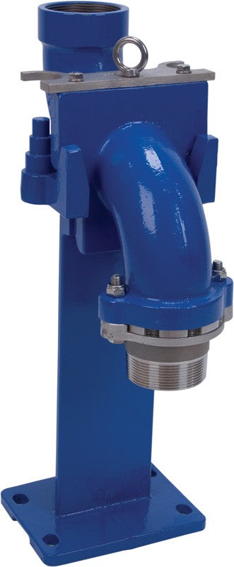 3" VERTICAL BASE ELBOW RAIL SYSTEM FOR 3" VERTICAL DISCHARGE (ADD UGB-STNLS UPPER GUIDE BRACKET)