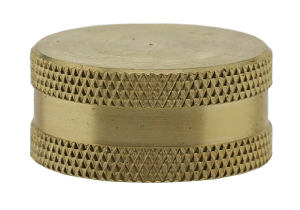 BRASS HOSE CAP *** WITHOUT CHAIN ***