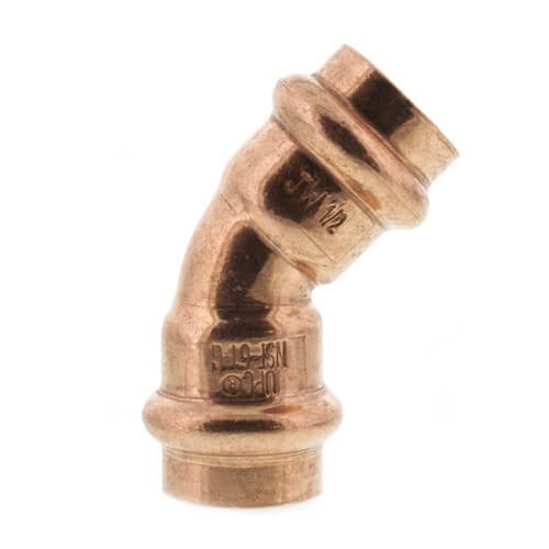 1/2" "B" PRESS 45 ELBOW