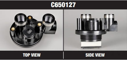 2.5" DI IN/OUT w/FILLPORT