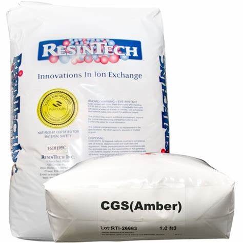 CGS AMBER RESIN - 1 CF - 50# - 42 BAGS / PALLET