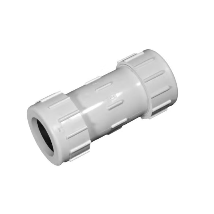 1" PVC COMPRESSION COUPLING