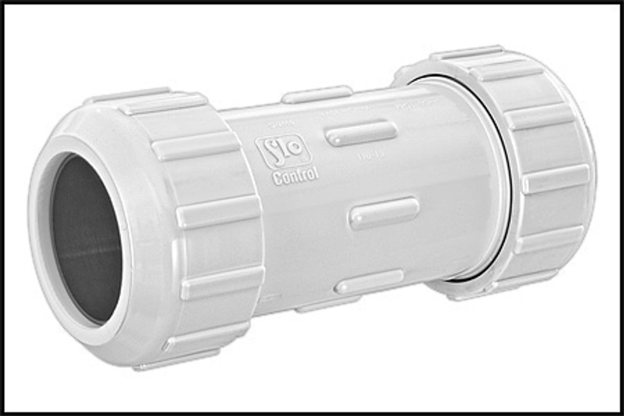 4" PVC COMPRESSION COUPLING