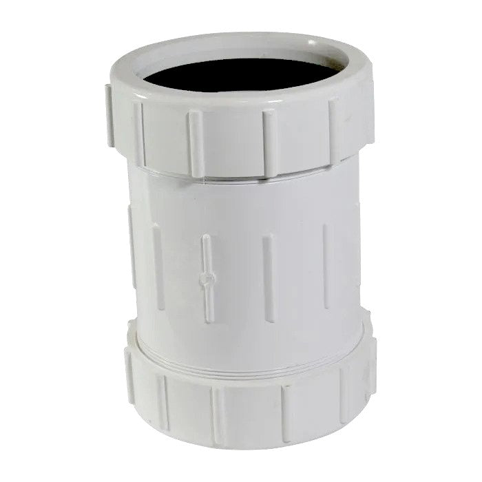 6" PVC COMPRESSION COUPLING