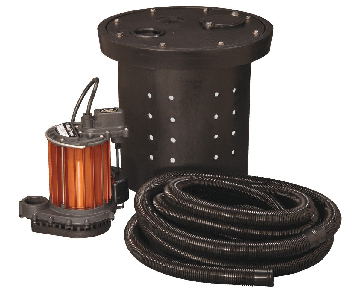 1/2 HP LIBERTY CRAWL SPACE SUMP PUMP KIT - 10' CORD
