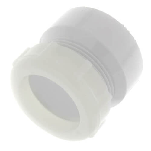 1.5" DWV SCD40 PVC FEMALE TRAP ADAPTER W/ NUT (50/BOX)