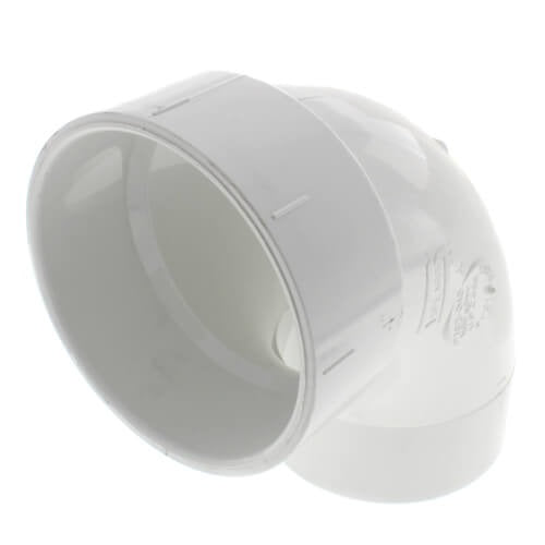 4" DWV SCD40 PVC 90 DEGREE STREET ELBOW