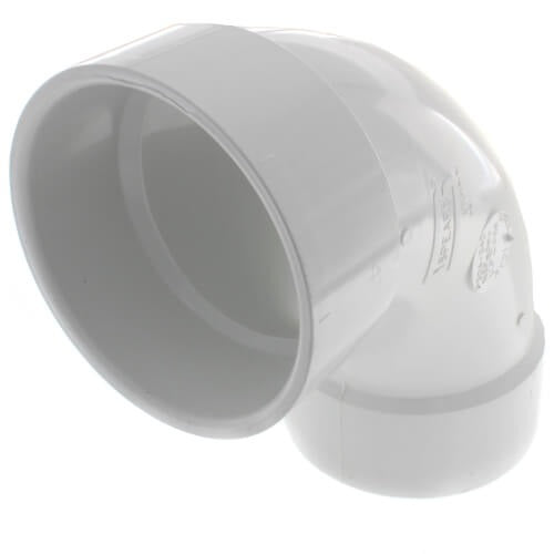 4" DWV SCD40 PVC LONG TURN 90 DEGREE ELBOW