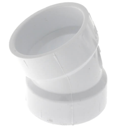 1.5" DWV SCD40 PVC 22.5 DEGREE ELBOW