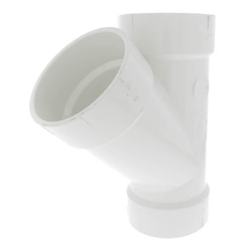 4" DWV SCD40 PVC WYE