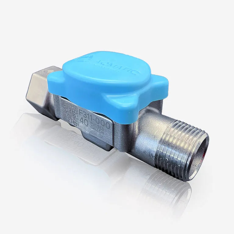 1" SS ULTRASONIC METER w/METER CONTROL MOUNTED - w/4-20mA CORD