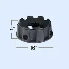 PLASTIC WELL TANK BASE 16"