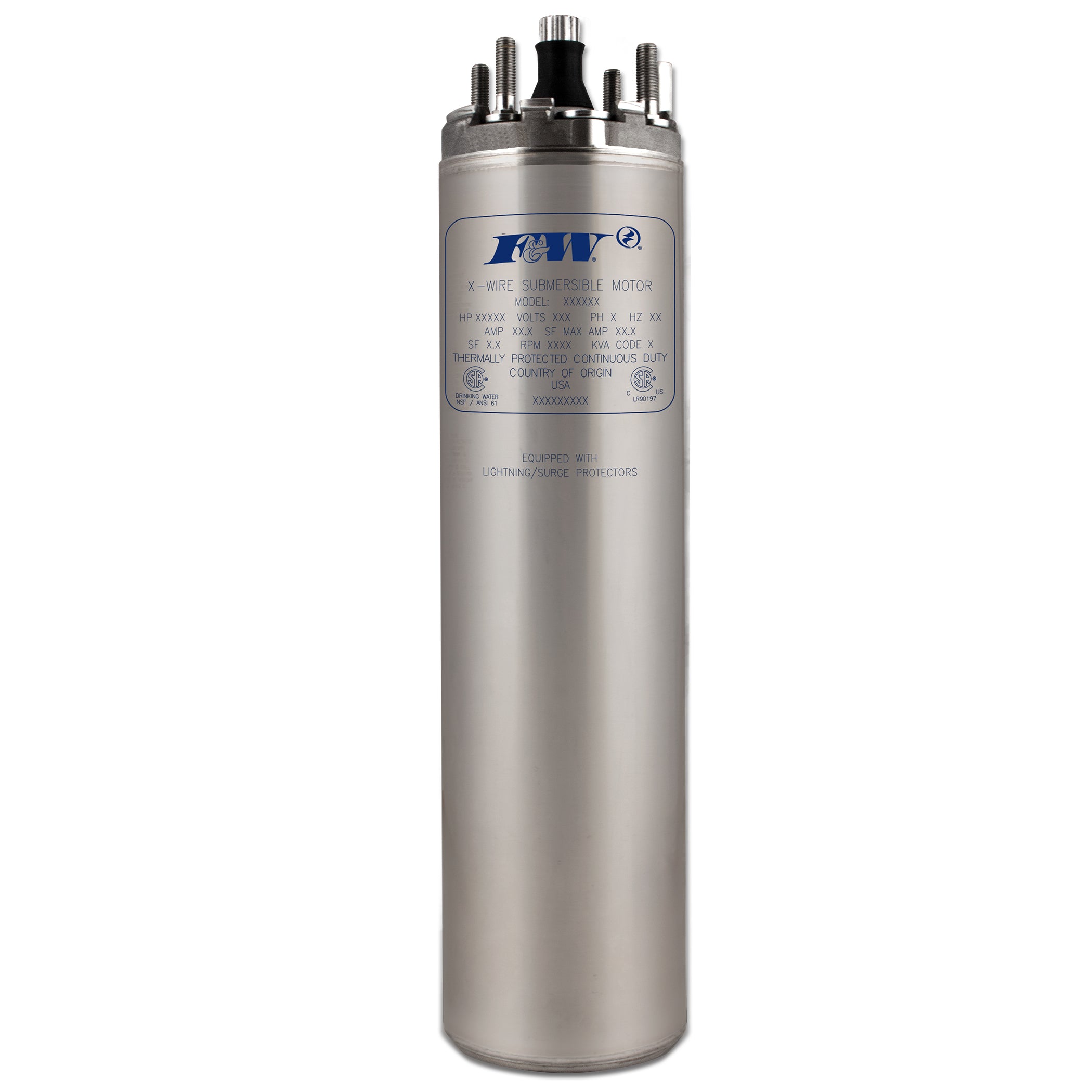 F&W 3 HP 230V 3PH MOTOR