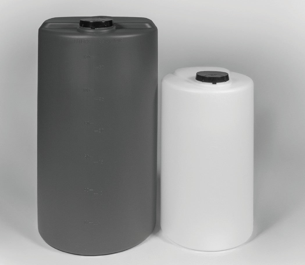 14" X 24" - 15 GALLON GRAY SOLUTION TANK