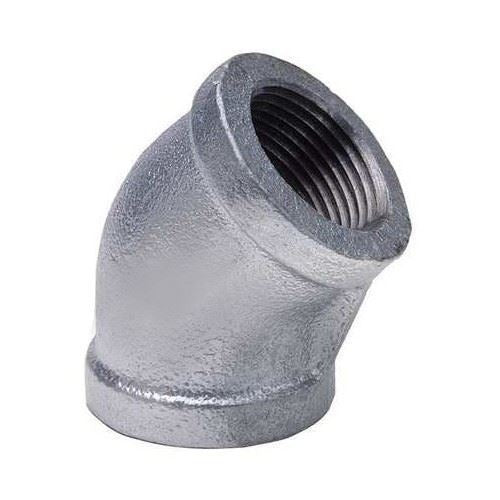 2.5" GALVANIZED 45 DEGREE ELBOW