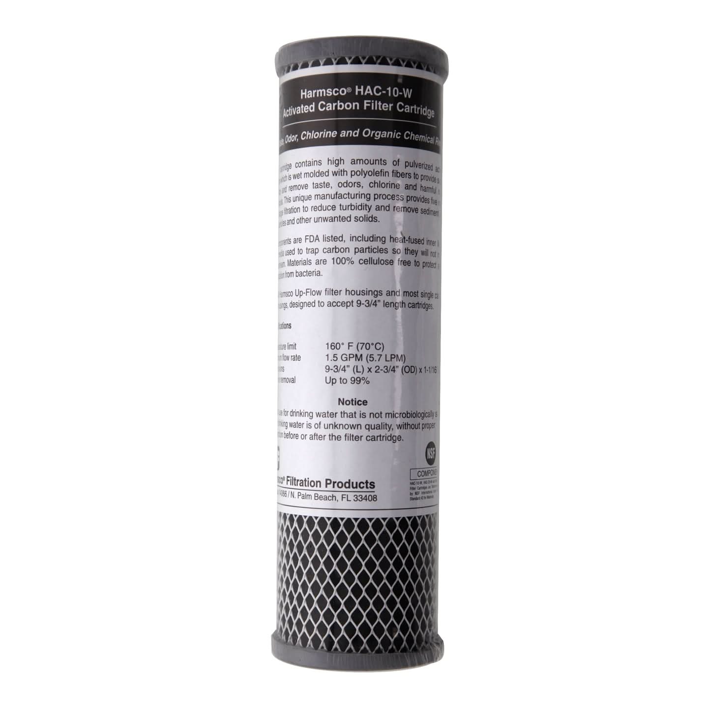 5 MICRON PREMIUM CARBON CARTRIDGE - HARMSCO