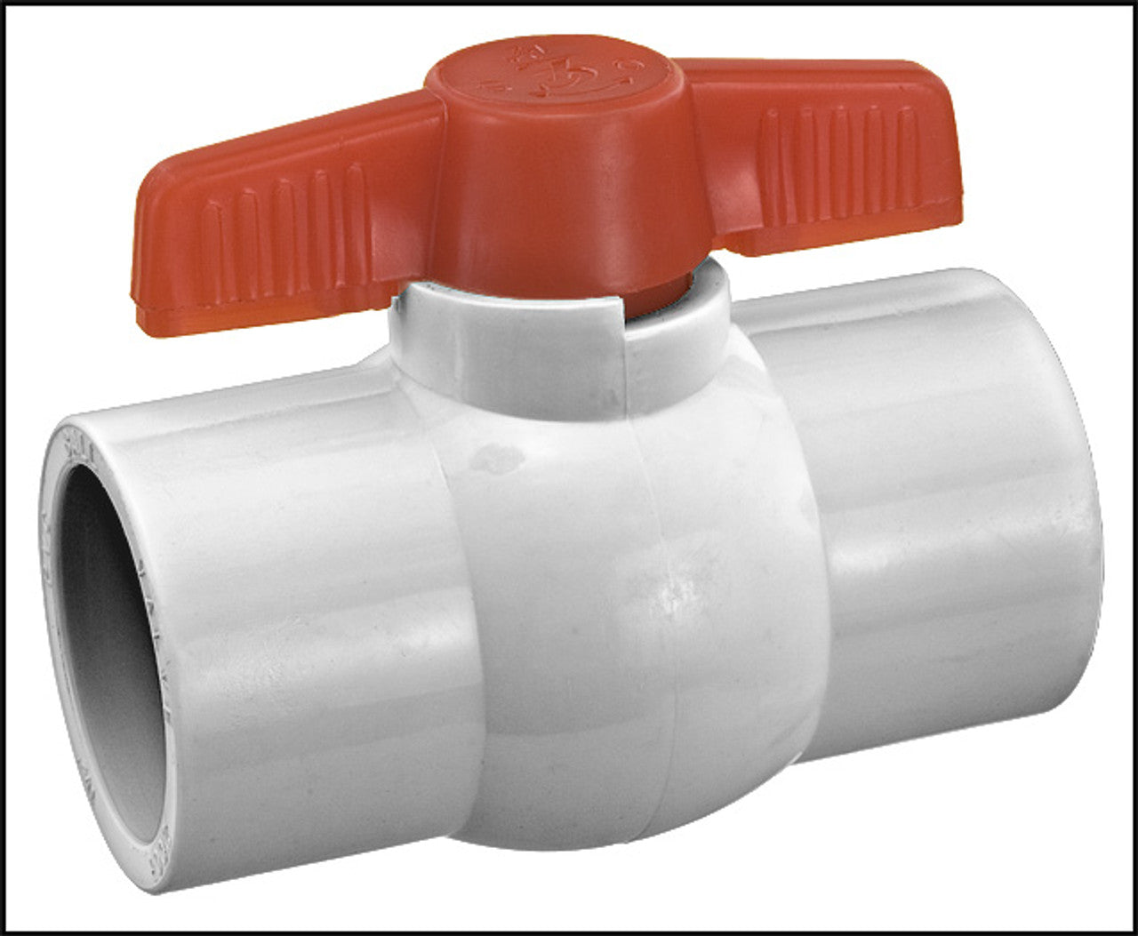 1.5" PVC SXS BALL VALVE SCD 80 WITH EPDM SEATS
