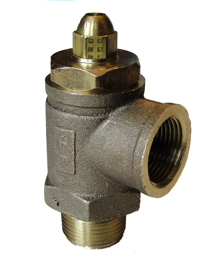 1/2" NO-LEAD BRASS ADJUSTABLE RELIEF VALVE