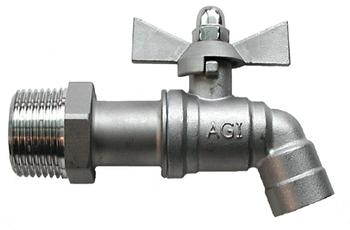 1/2" STAINLESS STEEL SAMPLE TAP - NO HOSE THREADS