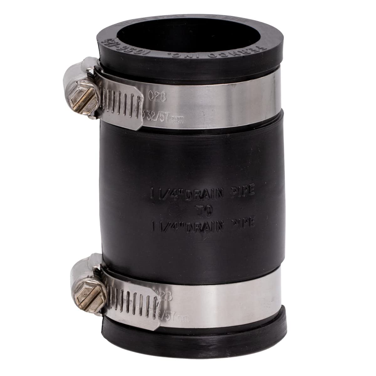 1.25" FERNCO COUPLING - BLACK - 60/BOX