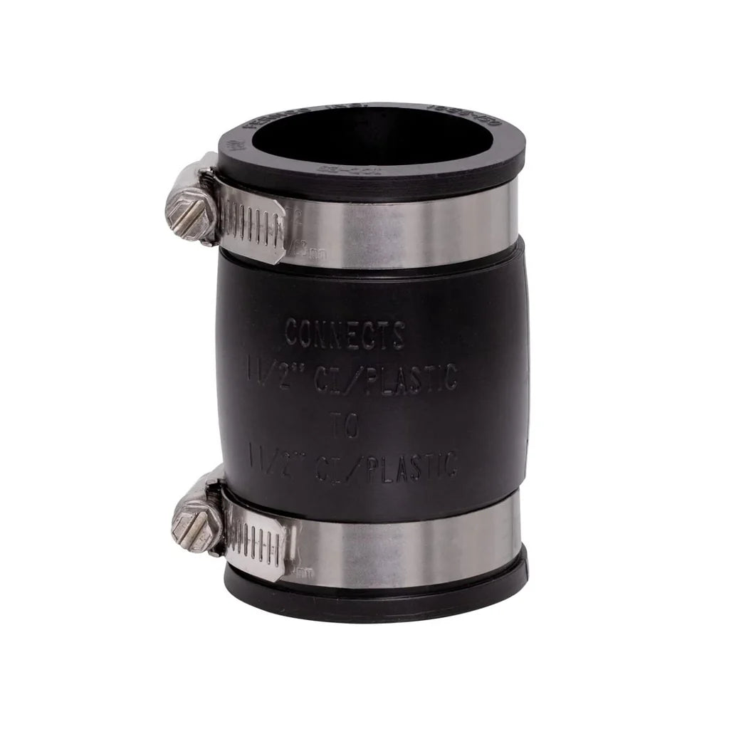 1.5" FERNCO COUPLING - BLACK - 48/BOX
