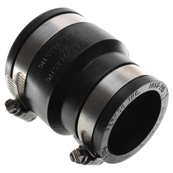 2" X 1.5" FERNCO COUPLING - BLACK - 30/BOX