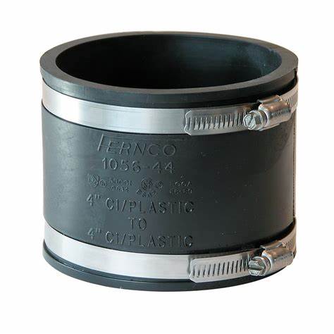 4" FERNCO COUPLING - BLACK - 24/BOX