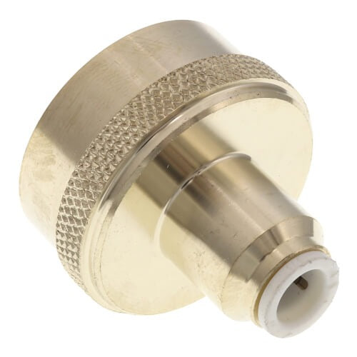 1/4" JG X 3/4" BRASS FEMALE HOSE CONNECTOR