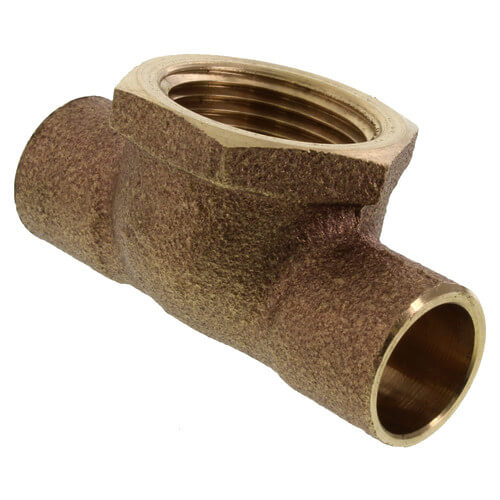 1/2" X 1/2" X 3/4" CXCXF TEE - NO-LEAD