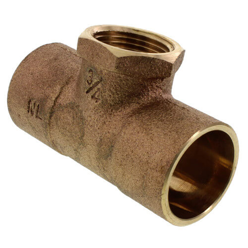 1" X 1" X 3/4" CXCXF TEE - NO-LEAD