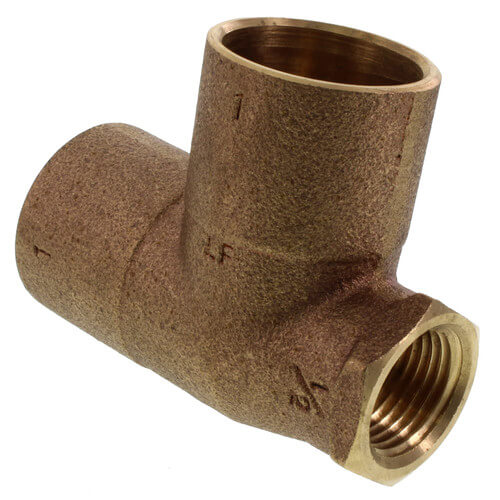 1" X 1/2" X 1" CXFXC TEE - NO-LEAD