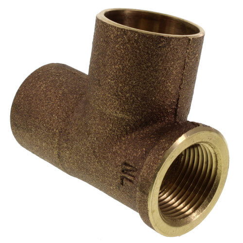 1" X 3/4" X 1" CXFXC TEE - NO-LEAD