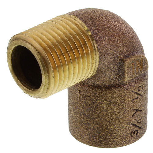 3/4" X 1/2" CXMALE 90 ELBOW - NO-LEAD