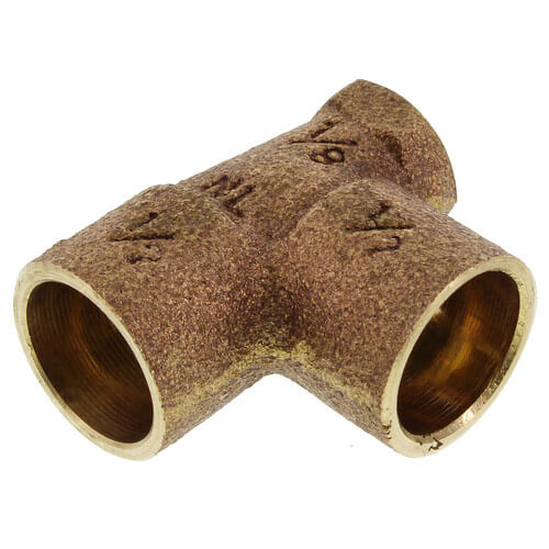 1/2" CXFXC BASEBOARD TEE - NO-LEAD