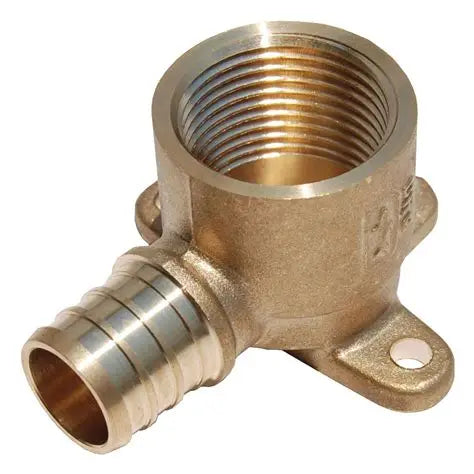 3/4" PEX X 3/4" FPT DROP EAR ELBOW - NO-LEAD BRASS        (10/BAG)