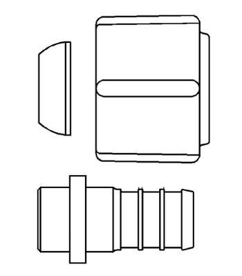 3/4" X 3/4" CB PEX X FPT SWIVEL ADAPTER - NO-LEAD BRASS (10/BOX)