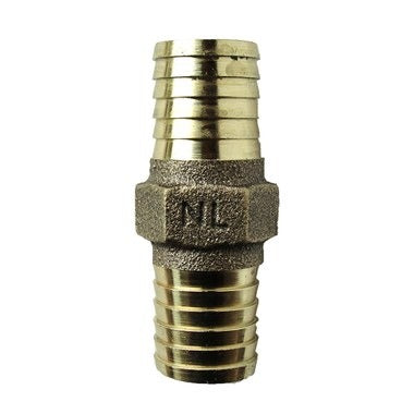 1.25" X 1" BRASS INSERT COUPLING - NO-LEAD