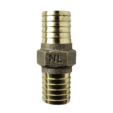 3/4" BRASS INSERT COUPLING - NO-LEAD