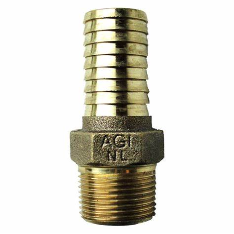 1/2" CAST BRASS MALE ADAPTER - NO-LEAD