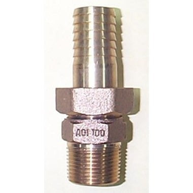 1.25" BRASS UNION MALE ADAPTER - NO-LEAD