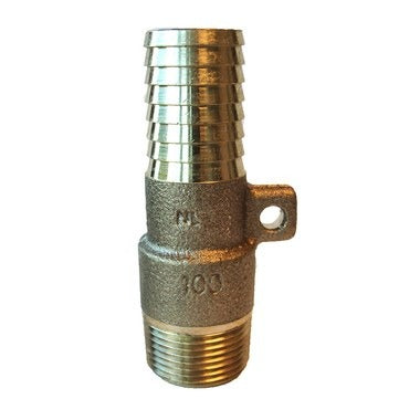 1.25" BRASS MALE ADAPTER w/LUG - NO-LEAD