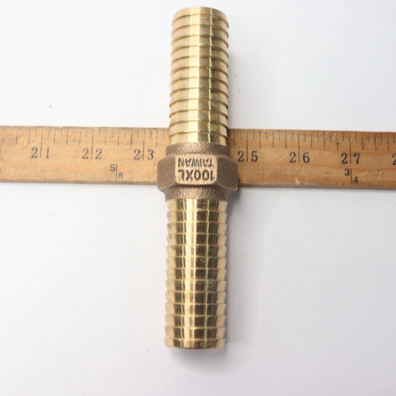 1.25" BRASS INSERT X-LONG COUPLING - NO-LEAD