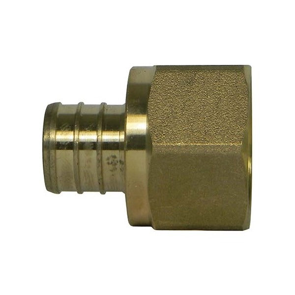 1/2" PEX FM SWIVEL ADAPTER (BRASS NUT) - NO-LEAD BRASS (25/BOX)