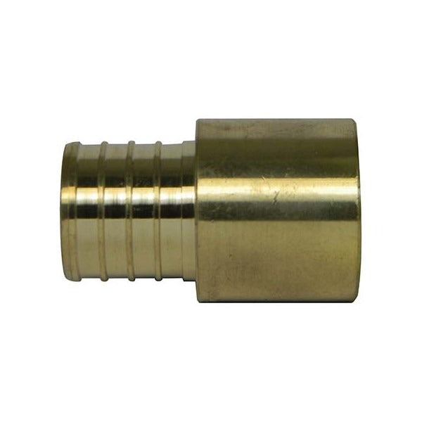 3/4" X 3/4" OR 1/2" PEX COMBO SWEAT ADAPTER - NO-LEAD BRASS (25/BOX)