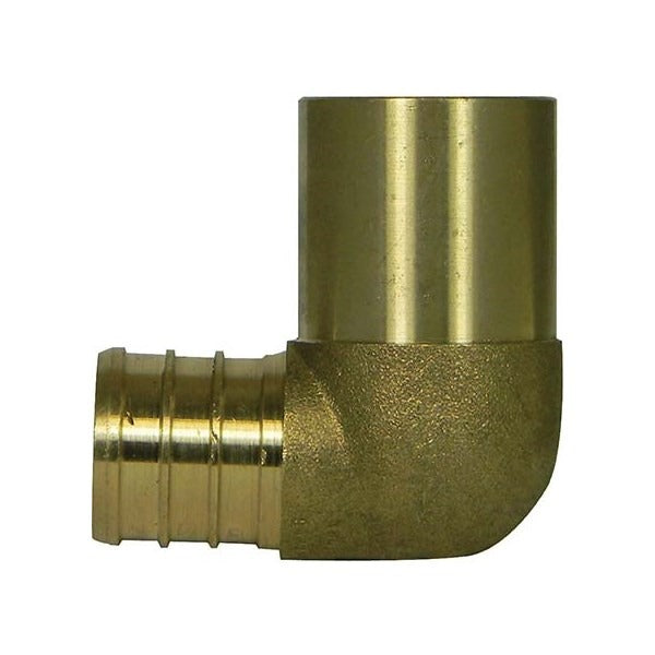 3/4" PEX MALE SWEAT ELBOW - NO-LEAD BRASS (15/BOX)